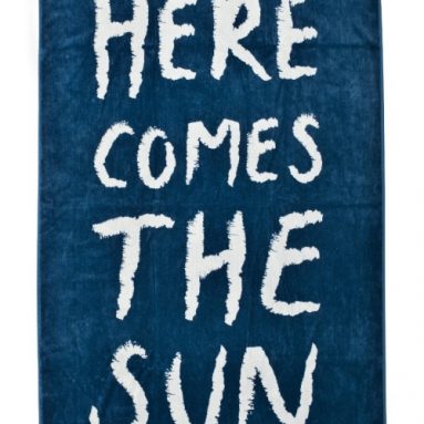 ‘Here Comes The Sun’ Designer Oversized Beach Towel