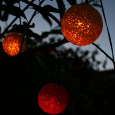 Luminous Glow Colored Solar String Light