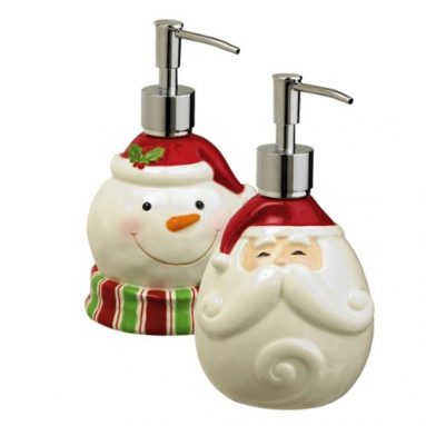Black Friday: Santa Claus and Snowman Soap Dispenser