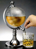 World Globe Liquor Dispenser