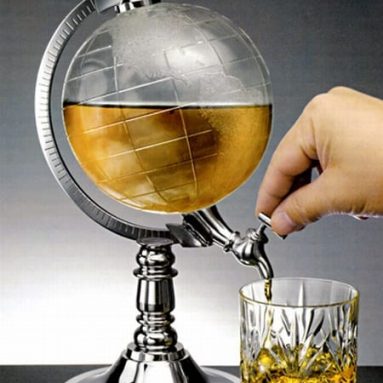 World Globe Liquor Dispenser