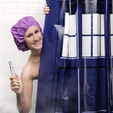 Doctor Who TARDIS Shower Curtain