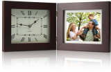 Deluxe 8″ Digital Photo Frame & Clock with Multimedia Playback