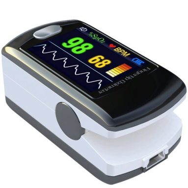 Full-Colour OLED USB Finger Pulse Oximeter & Heart Rate Monitor