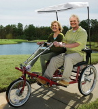 Dual Seat Adult Tricycles