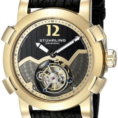 Stuhrling Original Men’s ‘Tourbillon’ Mechanical Hand Watch
