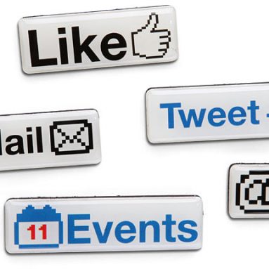 Social Media Fridge Magnets