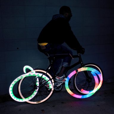 Monkey Light 8-Bit Bike Wheel Light