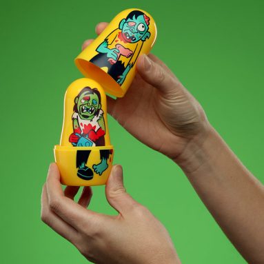 Matryoshka Zombie Nesting Dolls