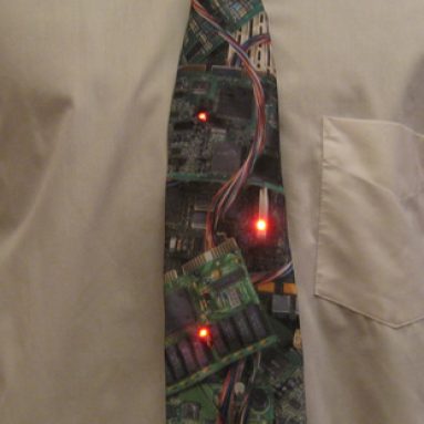 Circuit board tie LEDs