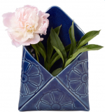 envelope wall vase