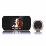 Slim Home Door Visior Peephole Viewer Bell Ring Video Audio Record