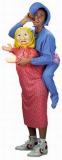 Baby on Mommy Back Funny Adult Halloween Costume