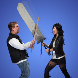 Massive Cosplay Titan Sword