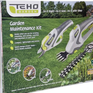 TEHO 4-volt Lithium-Ion Cordless Garden Maintenance Kit