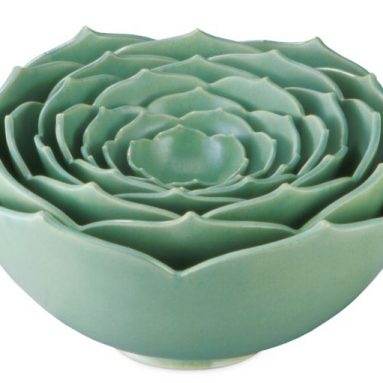 NESTING LOTUS BOWLS