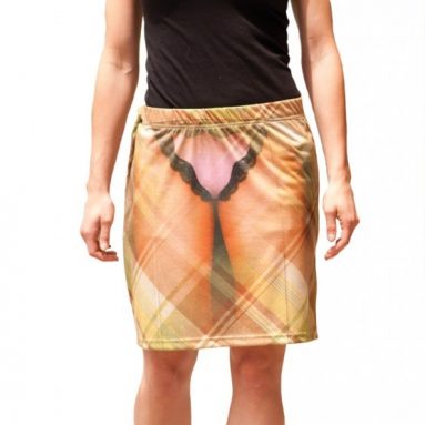 Faux Real X-Ray Vision Skirt