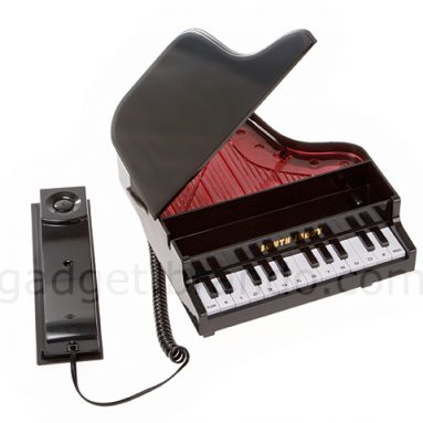 Elegant Piano Telephone with LED