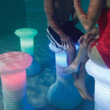 The Illuminated In Pool Barstool