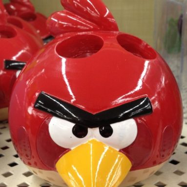 Angry Birds Toothbrush Holder