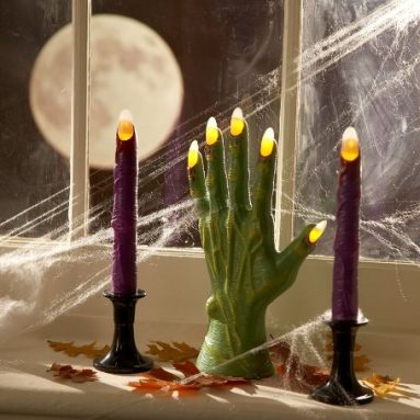 Battery Powered Spooky Flickering Finger Candles