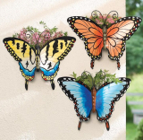 Butterfly Garden Wall Pocket Planters