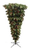 7 Upside Down Artificial Christmas Tree