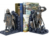 Arthurian Knight Bookend in Two-Tone Metallic