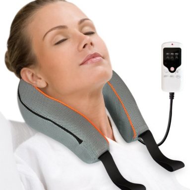 3D Vitality Kneading Neck Massager with LED Controller