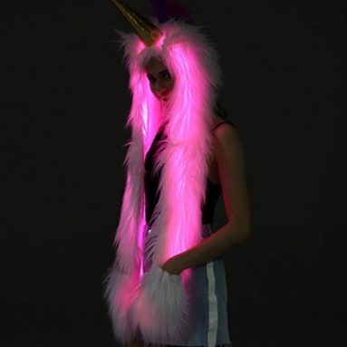 Unicorn LED Light Up Hat