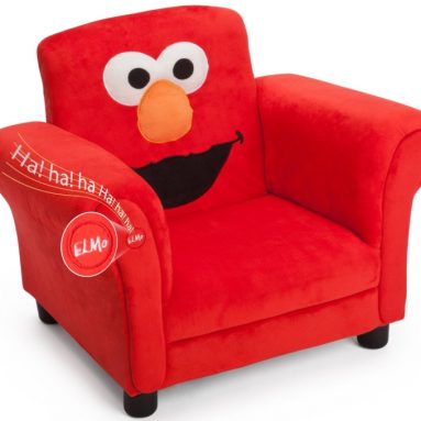 Sesame Street Elmo Giggle Upholstered Chair with Sound