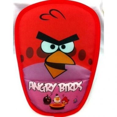 Red Angry Bird Face Mouse Pad with Wrist Rest