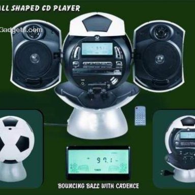 Football shape CD players