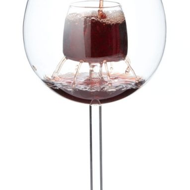 fountain aerating wine glasses