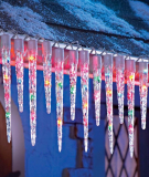 Black Friday: Multi-colored Icicle String Lights