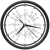 RADIAN Wall Clock trigonometry math teacher