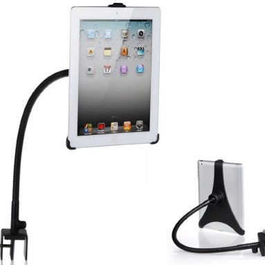 Desktop / Bed Clamp Mount Holder with 360 Degree Adjustable Gooseneck Arm