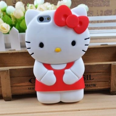 95% Discount:Hello Kitty 3D Silicone Case for Iphone 5