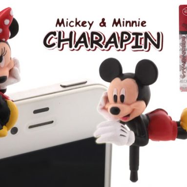 Disney Mickey Mouse Charapin Earphone Jack Accessory