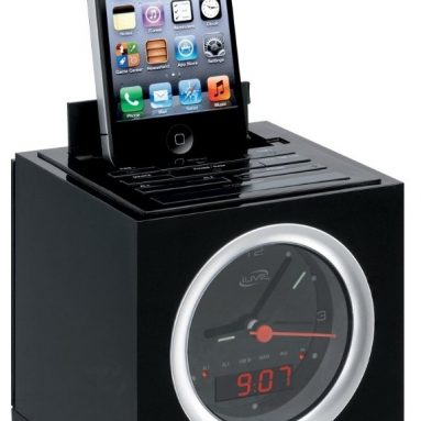 Analog Clock Radio with Dock for iPhone/iPod