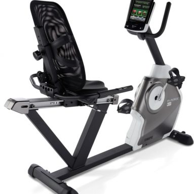 iPad Integrating Recumbent Bicycle