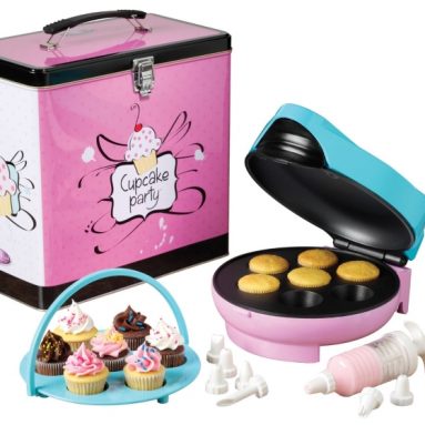 Nostalgia Electrics Cupcake Party Tin Kit