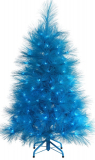 4′ Pre-Lit Sky Blue Cashmere Pine Artificial Christmas Tree