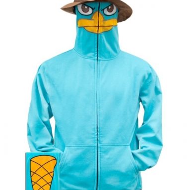 Phineas & Ferb – I Am P Costume Zip Hoodie