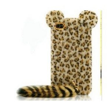 Luxury Leopard Case Cover Tail for Iphone 4s
