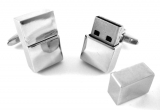 Silver 4GB USB Memory Stick Flash Drive Cufflinks
