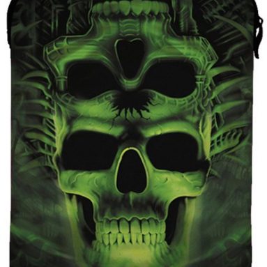 Skull Illusion Netbook Laptop Sleeve Slip Case Pouch Bag