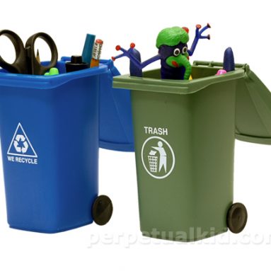 TRASH & RECYCLING MINI STORAGE BINS