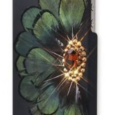 Peacock Swarovski Crystal iPhone 4S Case