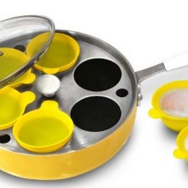 6-Egg Poacher with Silicone Egg Cups